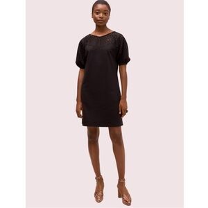 Kate Spade Flora Leopard Lace Ponte Dress